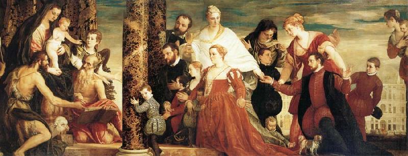 Paolo  Veronese The Madonna of the house of Coccina